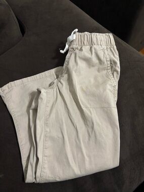 Cat & Jack Boys Drawstring Chinos - Light Khaki